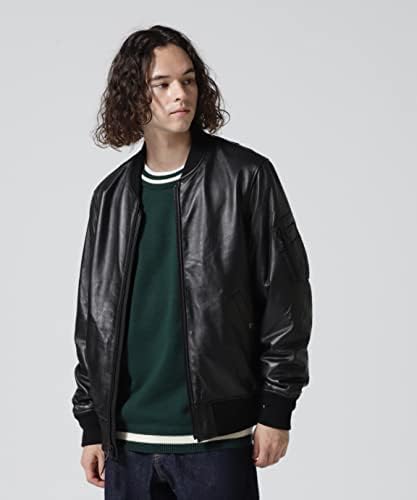 Amazon | [アヴィレックス] ジャケット LEATHER MA-1 / レザー MA-1